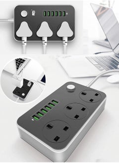 Power Strip with 3 Universal Sockets, 6 USB Ports, 2500W, 2M Cable, Anti-Static - pzsku/Z70B5D5A77F53209C754FZ/45/_/1738235213/3a455904-cd5c-4b92-8c78-bbbc3483626e