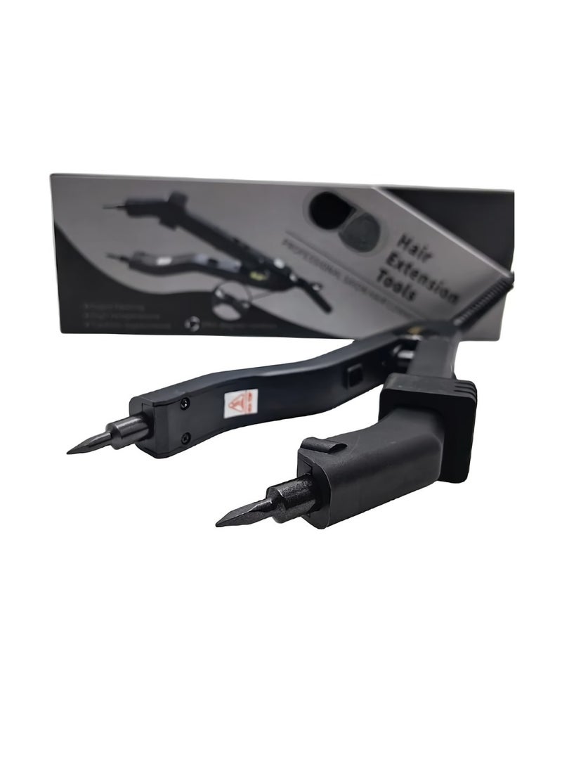 Estelle Hair Extension Tool, Multifunction Adjustable Temperature Heat Hair Connector,  Smart Mini Heating Tip Hair Extension Plier Iron, Hair Extension Iron Keratin Bonding Tool, (Beige) - Image 3