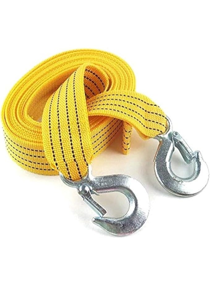 Wire Rope 4 Meter 4 Ton Car with Hook - Heavy Duty & Strong Towing Cable - Easy to Use for Emergency Use - Image 1
