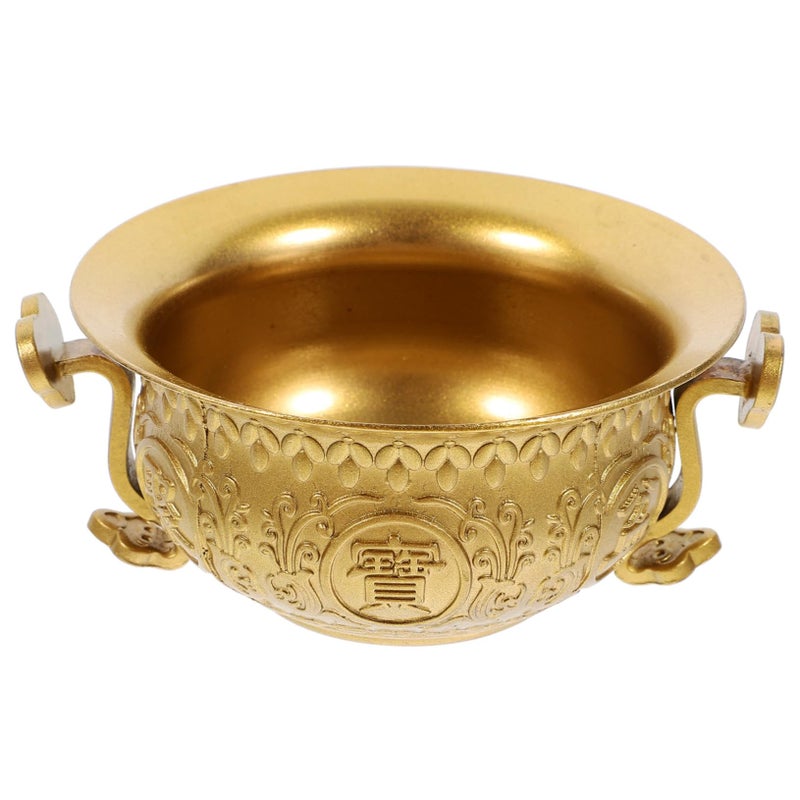 Vintage Copper Cornucopia Decorative Bowl Retro Feng Shui Decor Housewarming Gift - Image 2