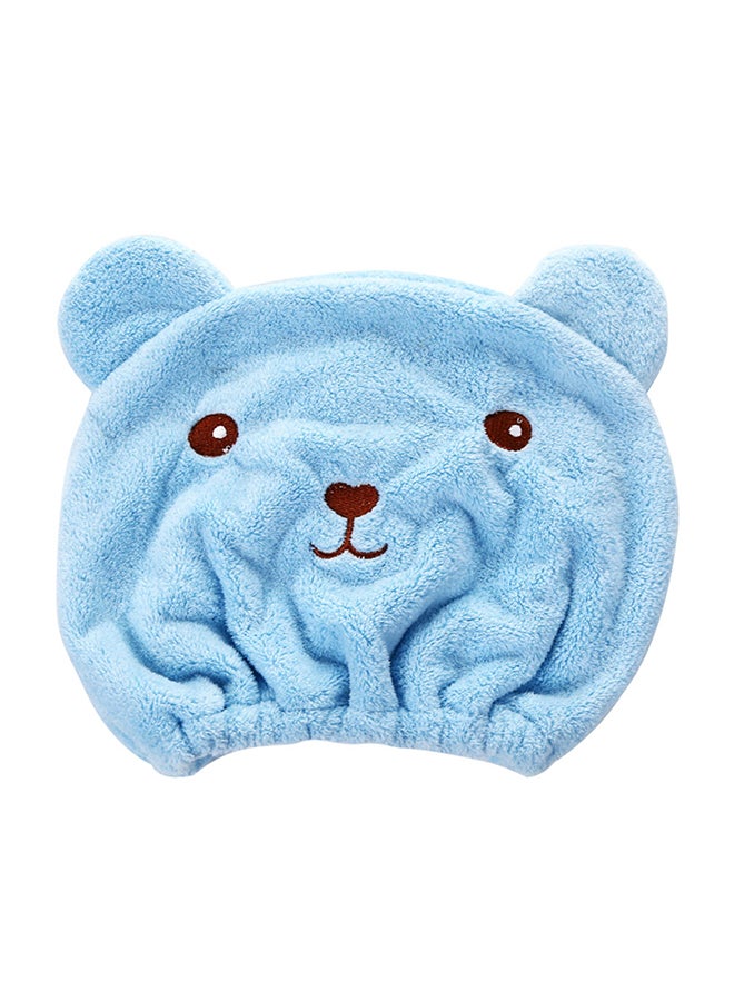 Microfiber Shower Cap Blue 30 x 26cm