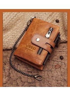 Jeep Leather Light Brown Wallet  - Image 1