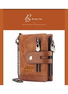 Jeep Leather Light Brown Wallet  - Image 4