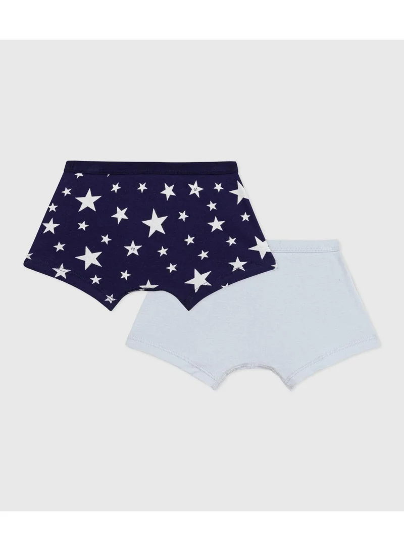 بيتي باتو Pack of children's star print cotton boxers with covered waistbands