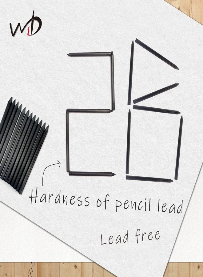 WSD Mechanical Pencil Lead 5.6mm x 86mm Leads 2B (12 pcs) - Image 2