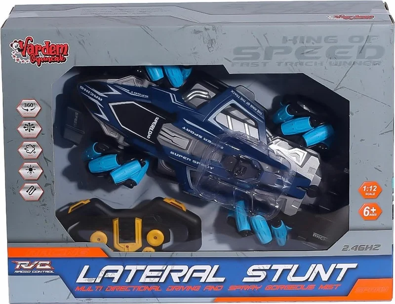 Vardem Oyuncak YD898-MT1847 Controlled Rechargeable Acrobat Car 1:12 -Vardem