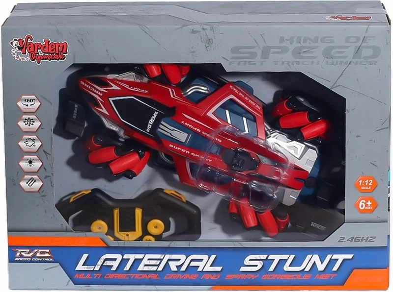 Vardem Oyuncak YD898-MT1847 Controlled Rechargeable Acrobat Car 1:12 -Vardem