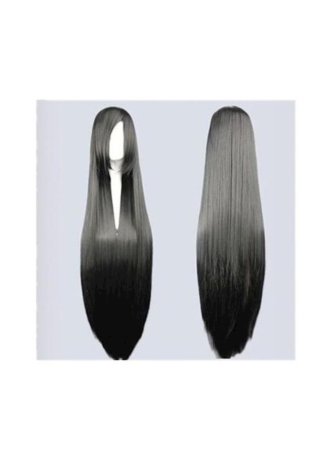 NIBEMINENT Long Hair Extension Black 100cm - Image 1