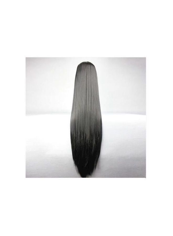 NIBEMINENT Long Hair Extension Black 100cm - Image 3