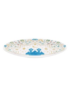 TRAMONTINA Since 1911,Made in Brazil-  Hayat 19cm Ramadan Themed Decorated Porcelain Dessert Plate  - Image 2