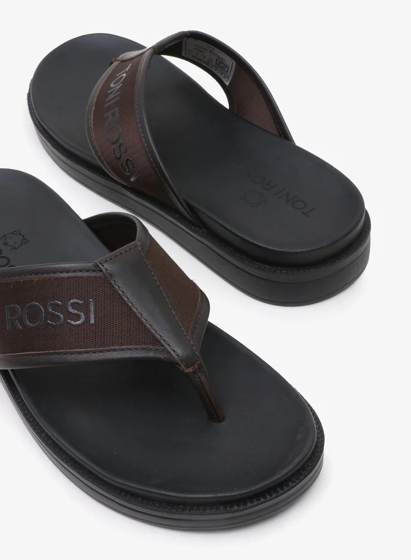 TONI ROSSI Brown Elba Casual Sandals for Men | Best Price UAE