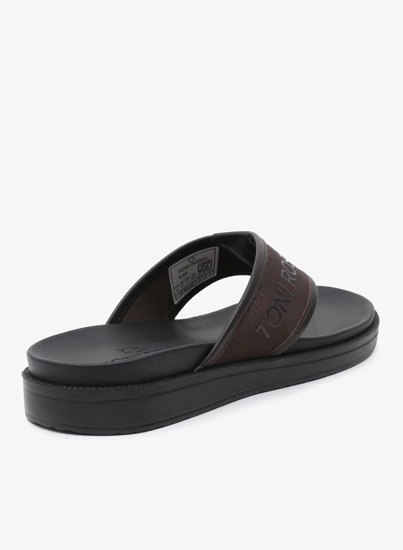 TONI ROSSI Brown Elba Casual Sandals for Men | Best Price UAE