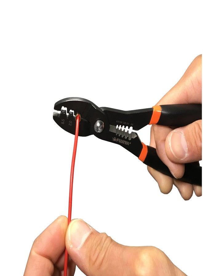 FUJIYA Tools, FA203, Crimping Pliers (for Faston terminal), 7 Inch - Image 2