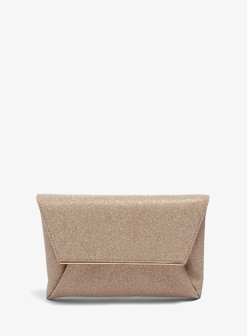 ماتلان Gold Glitter Occasion Clutch Bag