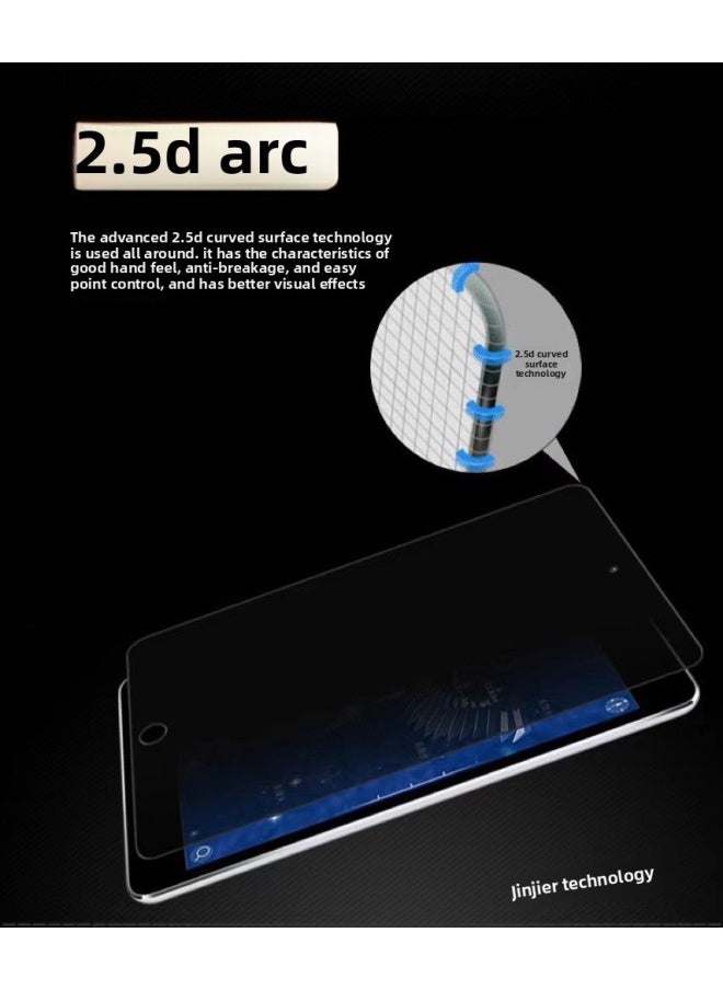 Suitable For IPad10 Anti-peep 10.2 Tempered Film 8.3 Inch Apple Flat Anti-peep Film Mini6 Flat Protective Film-Color:2.5D Anti-peep Tempered Film [cowhide Packaging + Tool Kit]]-Dimensions:ipad 5/6 /Air/Air2 [9.7 Inch]