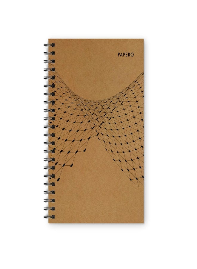 PaperO A5 80 GSM Dot Grid Notebook | 5MM Dot Design | A5 Size (21.0 x 14.5 cm) | Ideal for Architects & Designers | Kraft Cover | 100 Pages | DOT Design 2 | Pack of 2 - Image 5