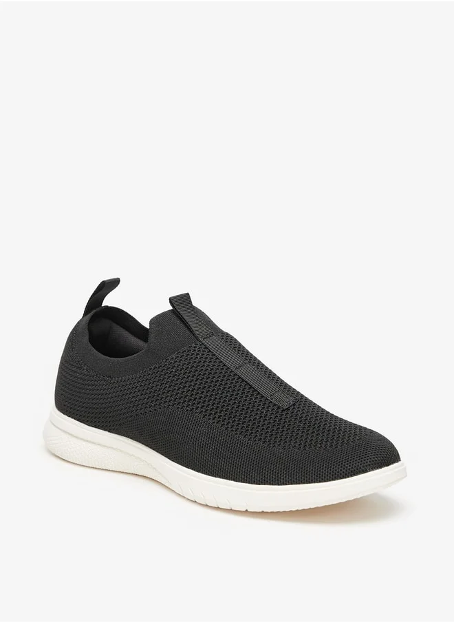 لو كونفورت Mesh Textured Slip-On Sneakers