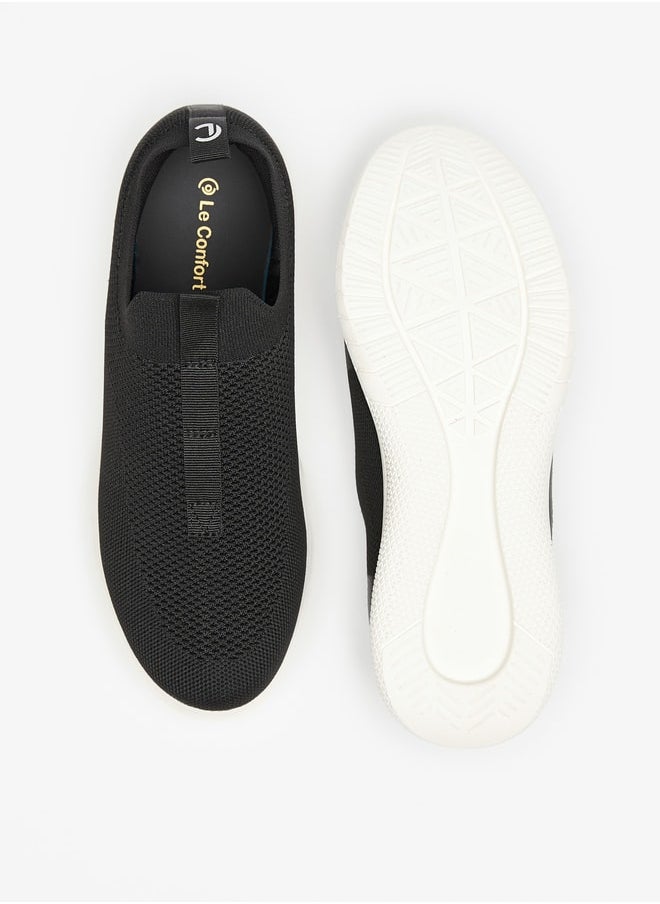 Le Confort Mesh Textured Slip-On Sneakers  - Image 4