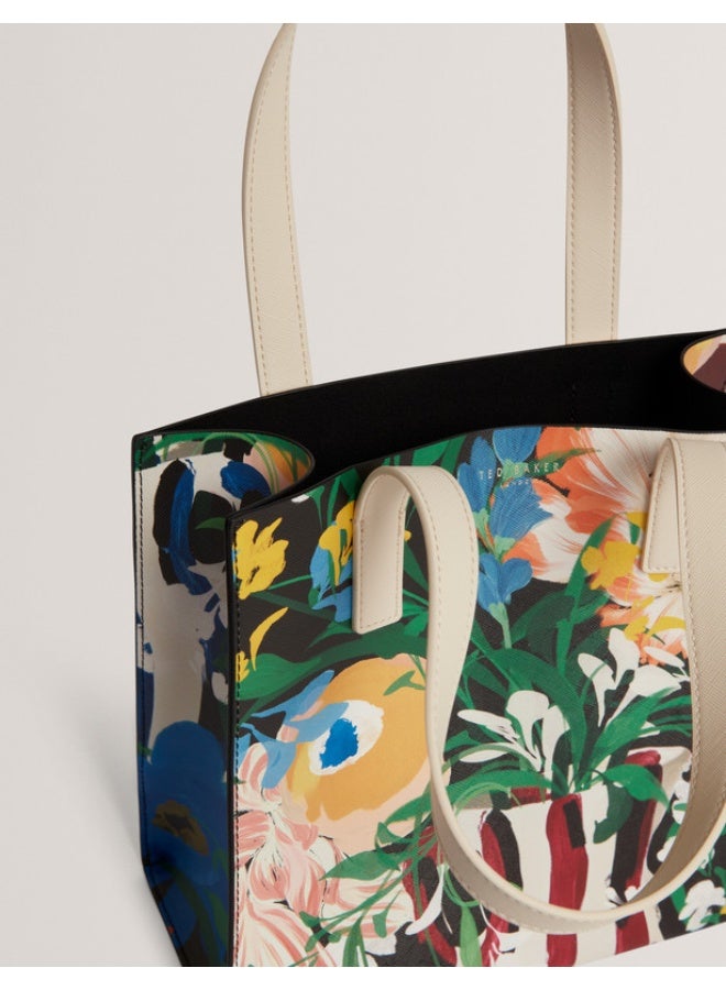 Ted Baker London Floral Bouquet Printed Small Icon Bag - Image 5