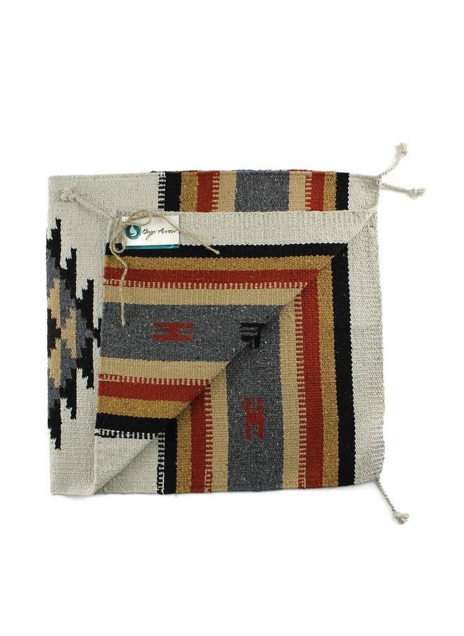 Onyx Arrow - Southwest Area Rug 20 X 40 Inches Center Diamond Cream Black Multi - Image 1