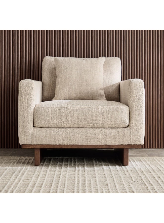 Home Box Monza Armchair Fabric Sofa with Cushion - Image 2