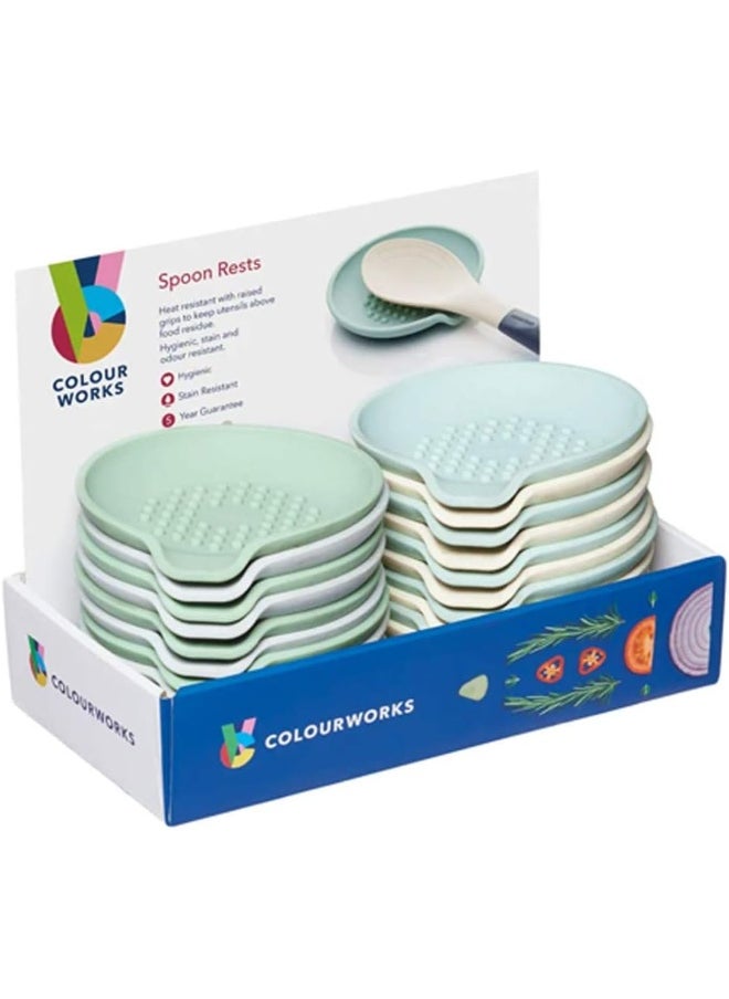 KitchenCraft Colourworks Classics Silicone Spoon Rests  - Image 2