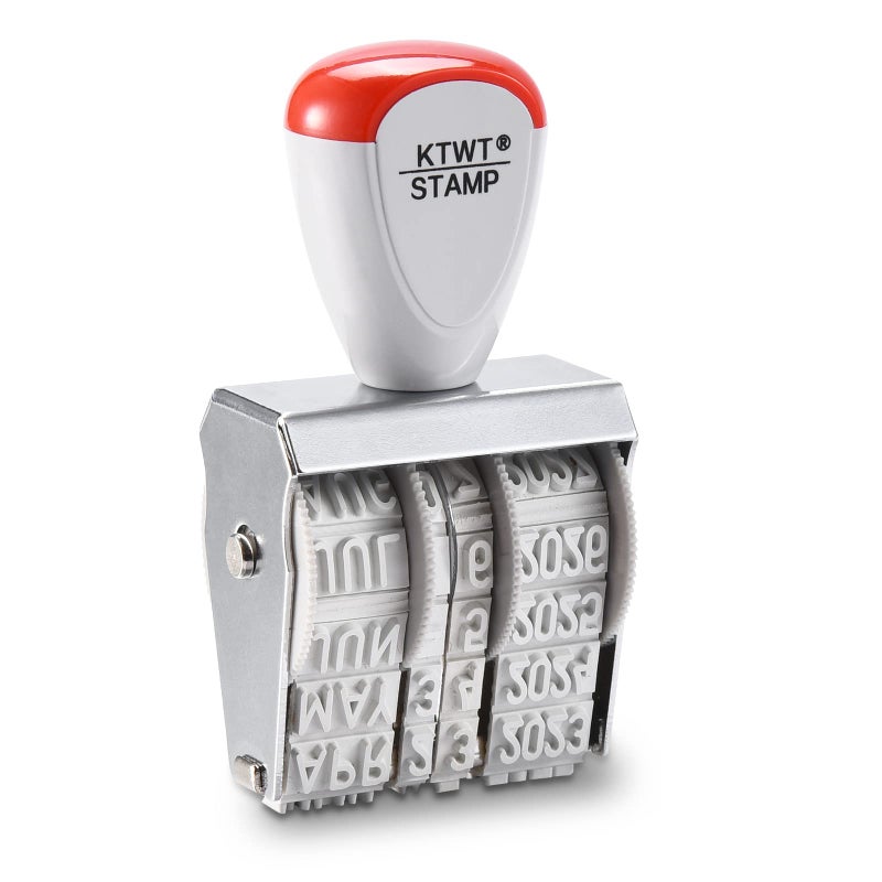 KTWT 15 Rubber Stamp Line Dater Date Stamp Office Stamp Rotating Stamp 316 5mm