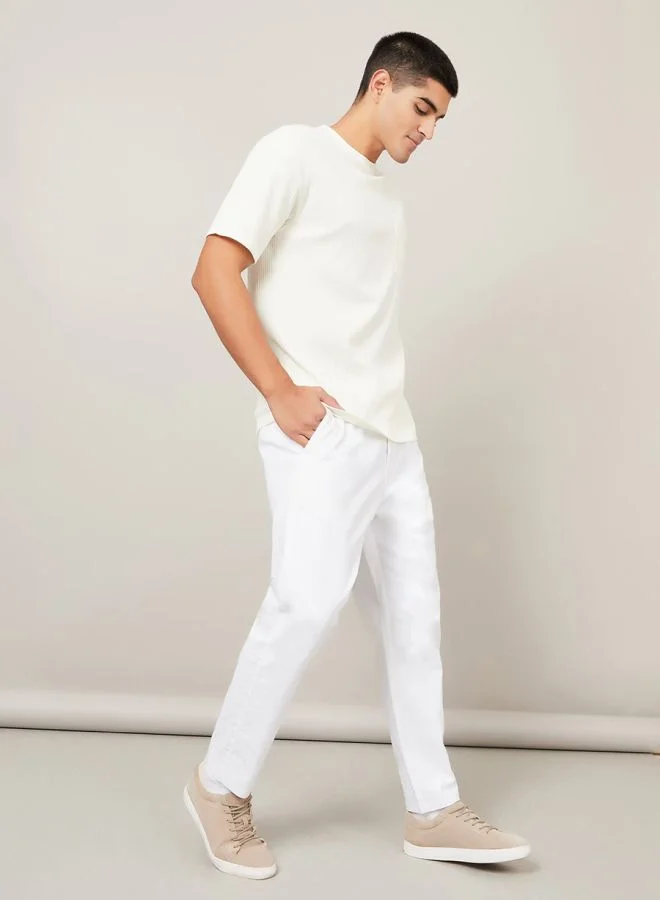 Styli Cotton Linen Trousers