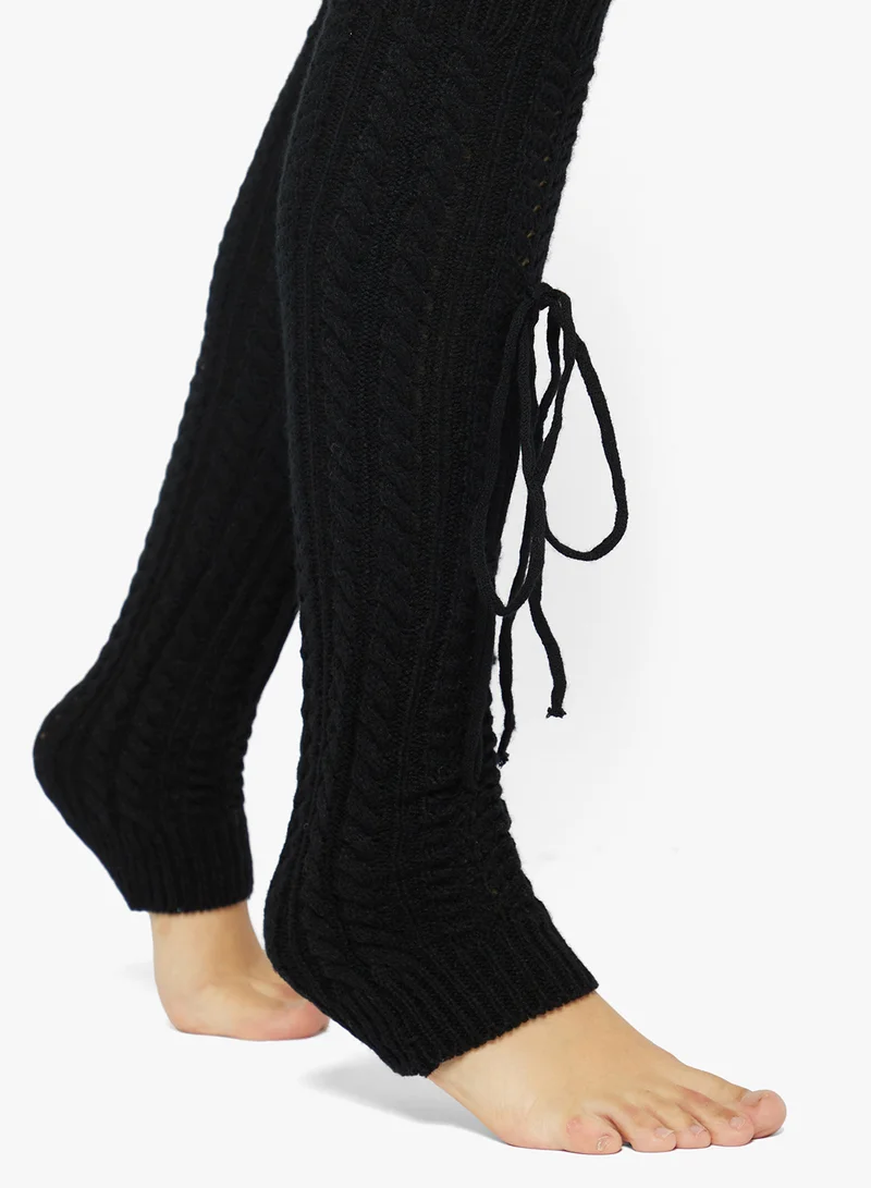 Ginger Over The Knee Pointelle Cozy Leg Warmer