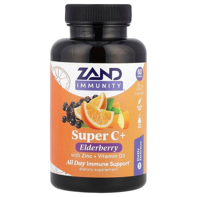 ZAND Immunity Super C+ Elderberry with Zinc Vitamin D3 60 Tablets - Image 1