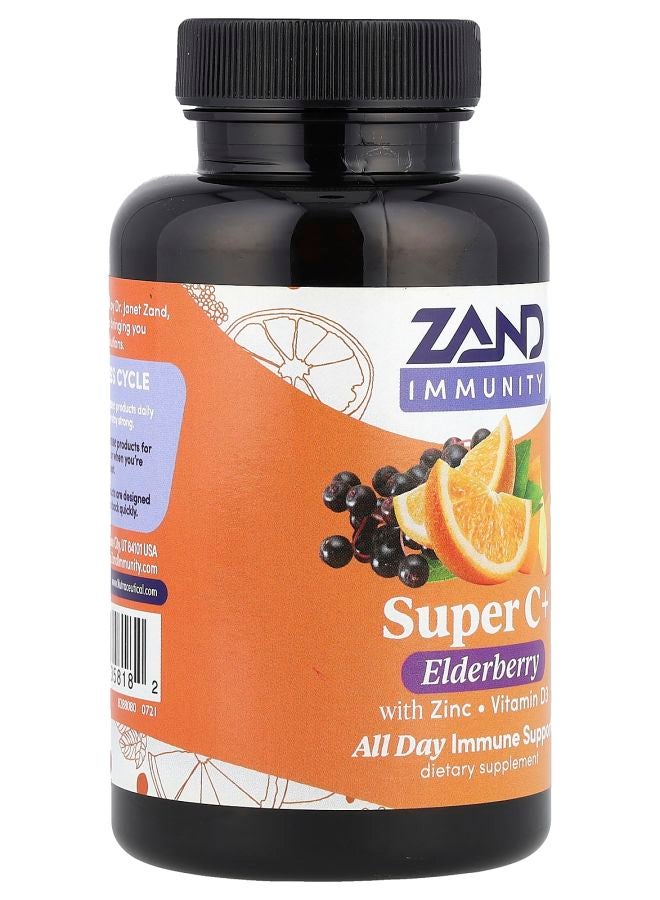 ZAND Immunity Super C+ Elderberry with Zinc Vitamin D3 60 Tablets - Image 2