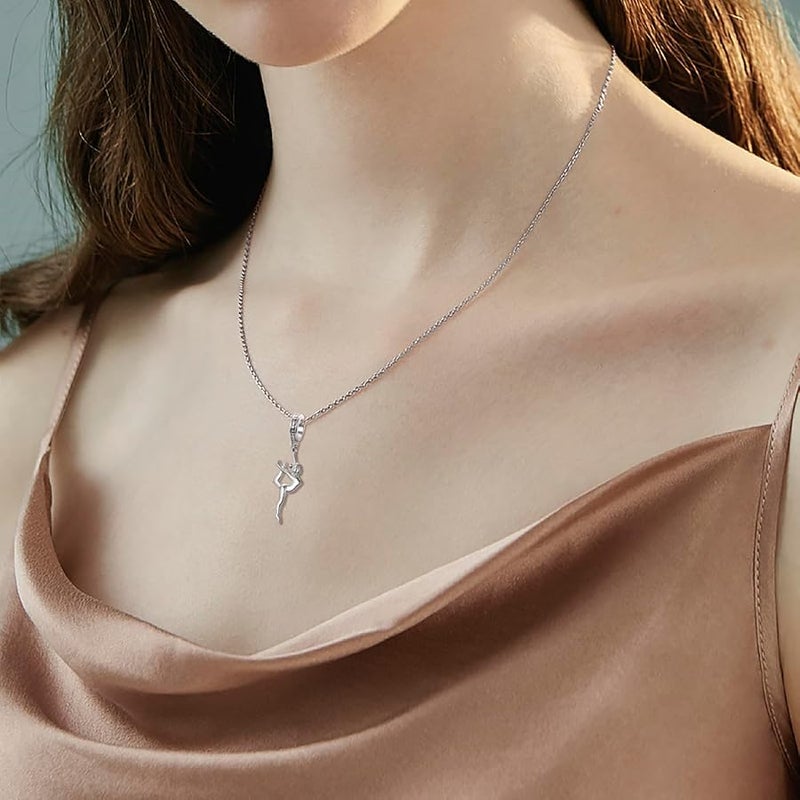 Sariel Gymnastics Charms for Necklace Bracelet 925 Sterling Silver Gymnast Bead Jewelry Gifts Teens Girls Women Daughter - Image 5