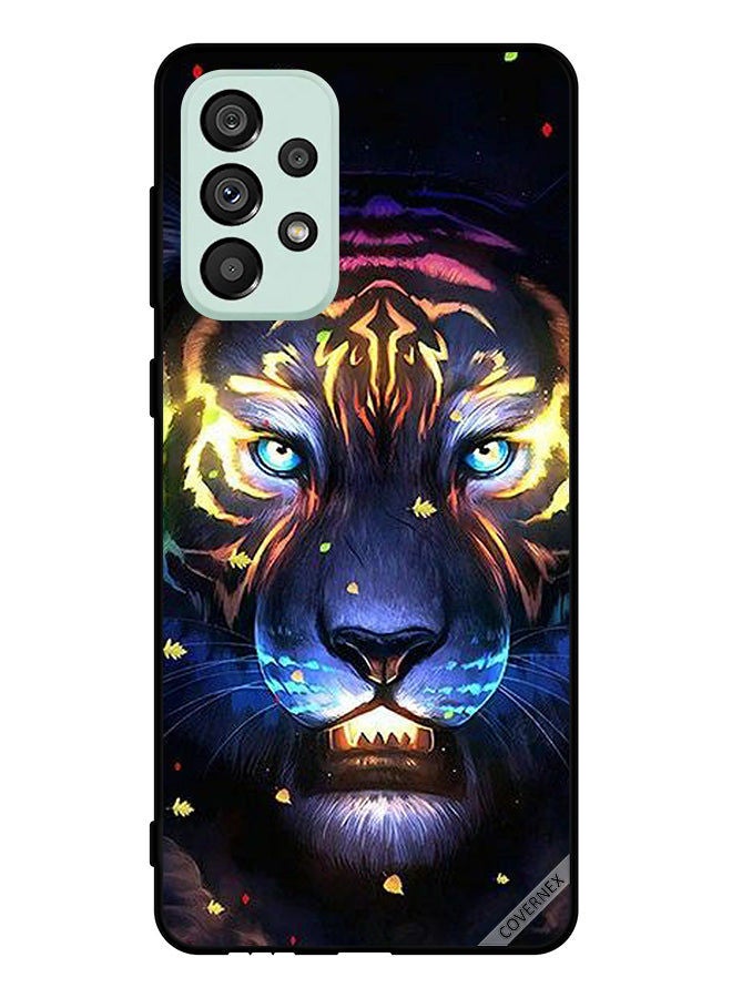 Covernex Protective Case Cover For Samsung Galaxy A73 5G Lighting Lion - Image 1