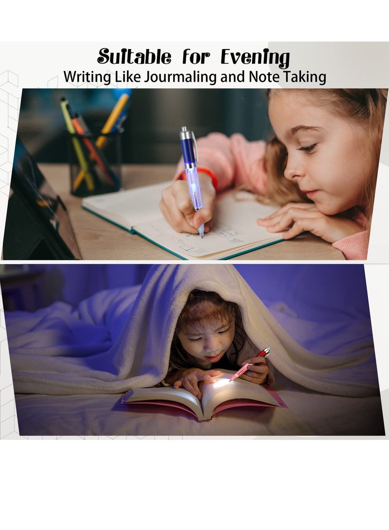 20 Pack LED Light Pens for Night Writing Perfect for Adults Kids Students Home and Office Supplies - Image 4