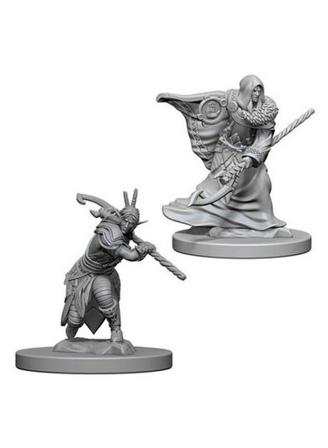 Dungeons & Dragons D&D Nolzurs Marvelous Unpainted Miniatures: Wave 4: Elf Male Druid - Image 1