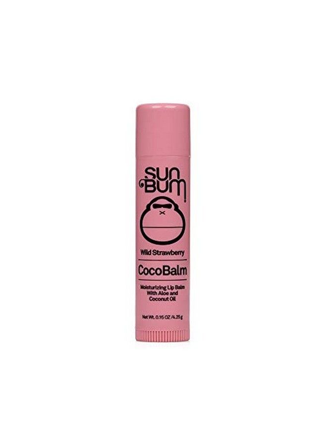 Sun Bum Wild Strawberry Cocobalm | Hydrating Lip Balm With Aloe | Hypoallergenic Paraben Free Silicone Free| 0.15Oz Stick - Image 1