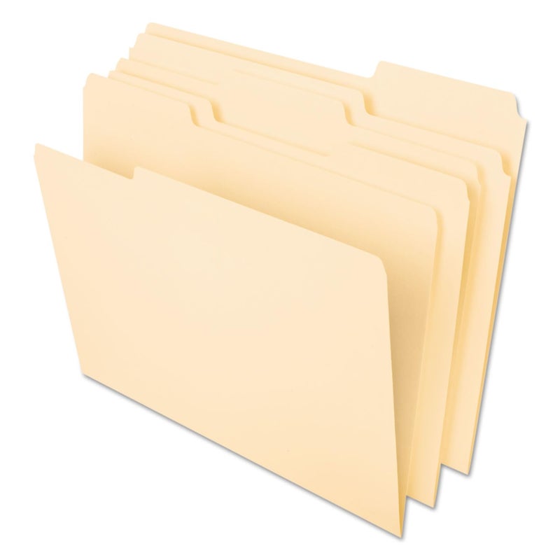 Pendaflex Interior File Folders, 1/3 Cut, Top Tab, Letter, Manila 100 Per Box, (4210 1/3) - Image 3