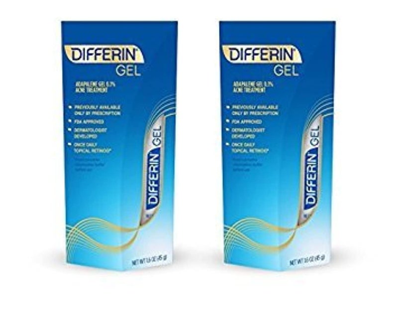 Differin Adapalene Gel 0.1% Acne Treatment, 45 gram, 180-day supply, 1.6 Ounce (Pack of 2) - Image 2