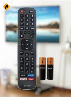 Replacement Remote Control EN2BS27H for Hisense 4K UHD TV 55R5 50R5 58R5 65R5 B7100 70B7100UW 55B7100UW 43B7100UW 50B7100UW 65B7100UW 55B7100UW 00UW QQ8600 65Q8600UWG B8000 65B8000UW LEDN70B7100UW with battery