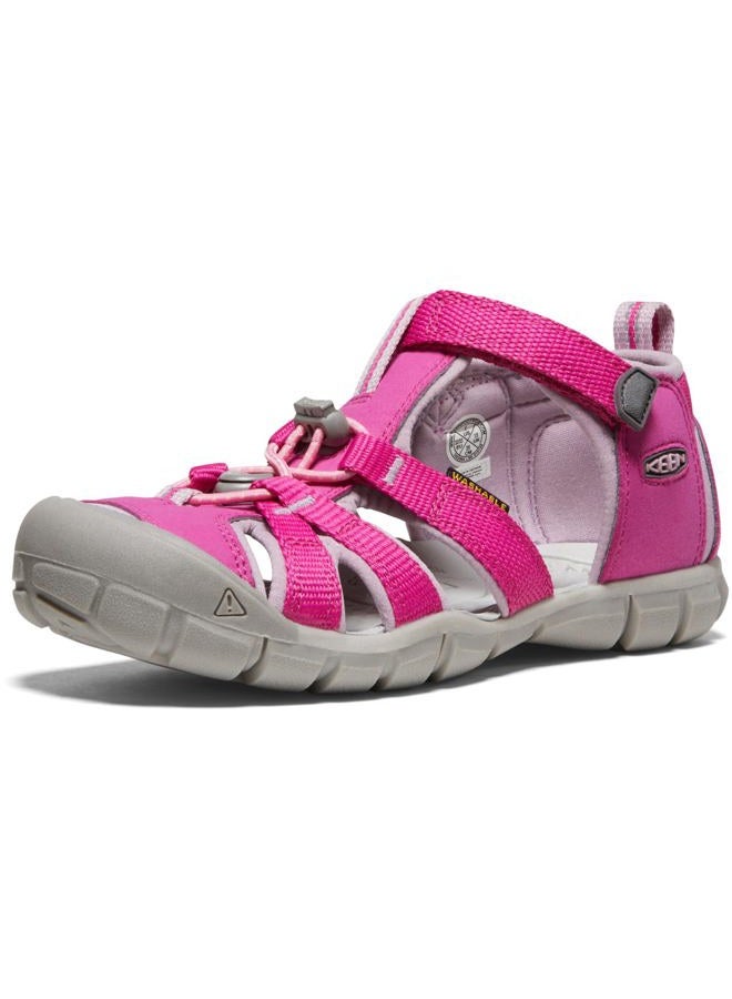 Keen Big Kid's Seacamp 2 CNX Closed Toe Sandal, Very Berry/Dawn Pink, 3 BK (Big Kid's) US - Image 1