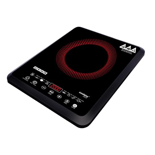 Usha Cookjoy (Cj2000Wtc) 2000 Watt Induction Cooktop with Touch Control (Black), Sealed, 1 Burner - Image 1