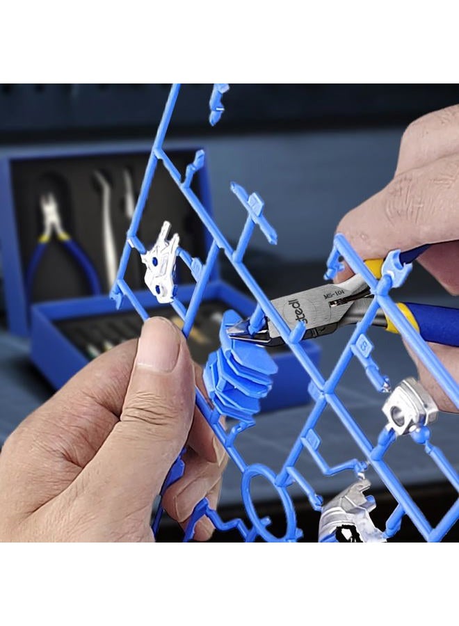 Stedi Model Tools Kit for Beginners 14 PCS, Modeler Professional Basic Tool Craft Set Hobby Making Tools for Gundam, Miniature Military Model, 3D Resin Parts - Image 4