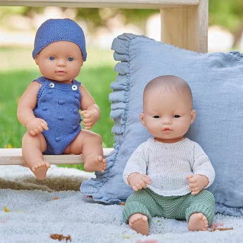 Miniland Doll 12 5/8'' Caucasian Boy (Polybag) - Realistic Baby Doll with Anatomically Correct Features for Inclusive Play. Reborn Baby Doll Scented with Vainilla. - Image 3