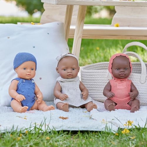 Miniland Doll 12 5/8'' Caucasian Boy (Polybag) - Realistic Baby Doll with Anatomically Correct Features for Inclusive Play. Reborn Baby Doll Scented with Vainilla. - Image 4