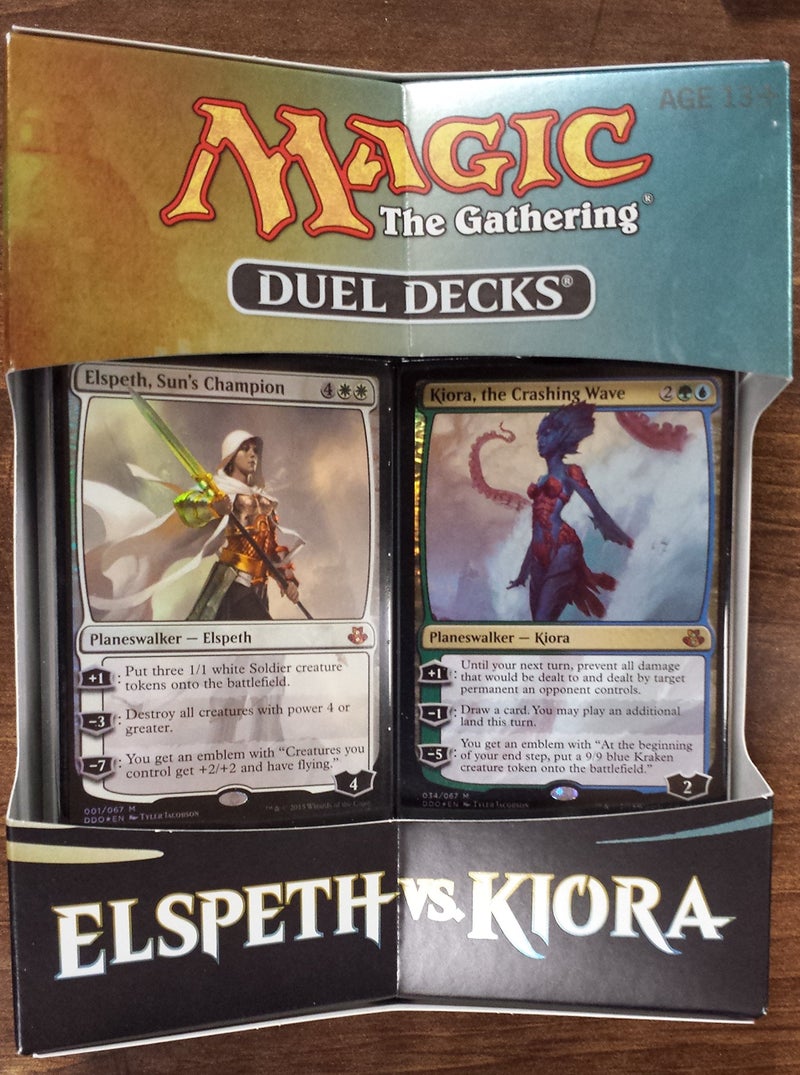 Magic the Gathering Magic: the Gathering Elspeth vs. KIORA - MTG 2015 Duel Decks Box Set - 120 Cards - Image 1