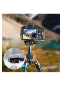 KASTWAVE 323 RC2 Quick Release Plate Compatible with Manfrotto 200PL-14 QR Plates Adapter, with Rapid Connect Clamp and 1/4'' to 3/8'' Screw for DSLR Camera Tripod Ball Head  - Image 4