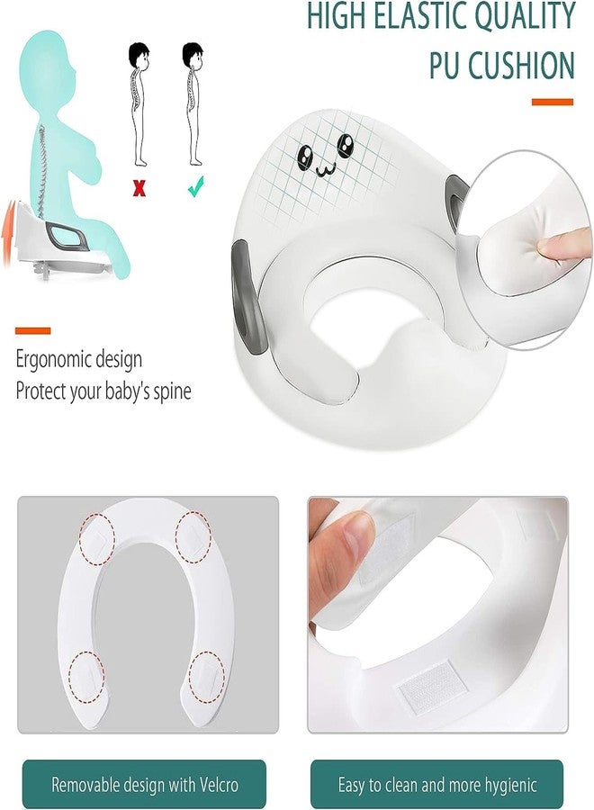 Vroxy مقعد تدريب الأطفال على استخدام المرحاض من Vroxy متعدد الأغراض ومريح على الطراز الغربي (قطعة واحدة) - Image 5