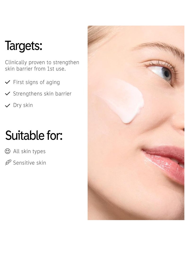 The Inkey List The INKEY List Bio-Active Ceramide Moisturiser 1.7fl oz/50ml, Anti-Ageing Skincare, 24-Hour Hydration Cream, Vegan Friendly, Suitable For All Skin Types  - Image 3