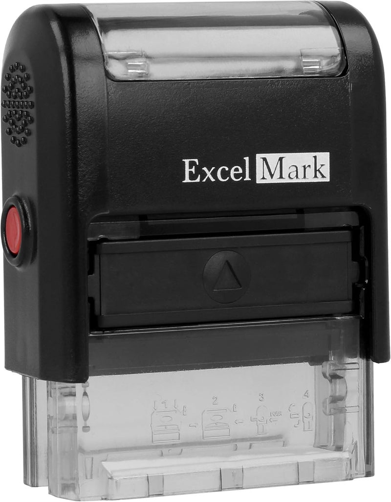 ExcelMark Received Self Inking Rubber Stamp (Stamp Plus 5cc Refill Ink) - Image 2