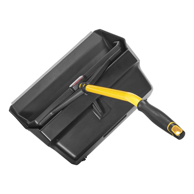Rubbermaid Rubbermaid Commercial Products Maximizer Heavy Duty Upright DebrisDust Pan Yellow for IndoorOutdoor Debris Collection  - Image 3